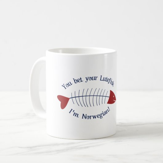 Lutefisch Kaffeetasse (Vorderseite Links)