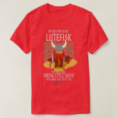 Lutefisk Design Original Viking Sushi Funny Lutefi T-Shirt (Design vorne)