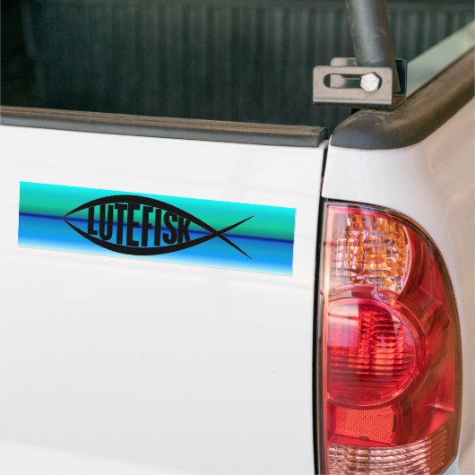 LUTEFISK EMBLEM AUTOAUFKLEBER (Auf Lkw)