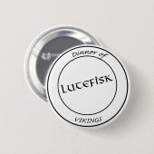 Lutefisk Knopf Button (Vorne & Hinten)