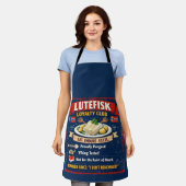 Lutefisk Loyalty Club Norwegian Apron Schürze (Getragen)