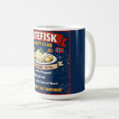 Lutefisk Loyalty Club Norwegian Coffee Mug Kaffeetasse (VorderseiteRechts)