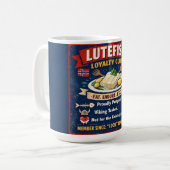 Lutefisk Loyalty Club Norwegian Coffee Mug Kaffeetasse (Vorderseite Links)