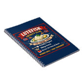 Lutefisk Loyalty Club Norwegian Spiral Notebook Notizblock (Rechte Seite)