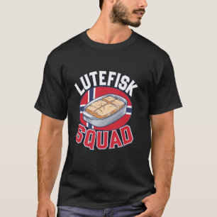 Lutefisk Squad Apparel für norwegisches Lebensmitt T-Shirt