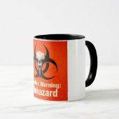 Lutefisk Warning: Biohazard – Funny Scandinavian Tasse (VorderseiteRechts)