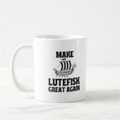 Lutefisk wieder großartig Humorvollen Stinkenfisch Kaffeetasse (Links)