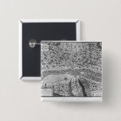 Lutetia oder der erste Plan von Paris Button (Vorne & Hinten)