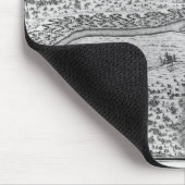 Lutetia oder der erste Plan von Paris Mousepad (Ecke)