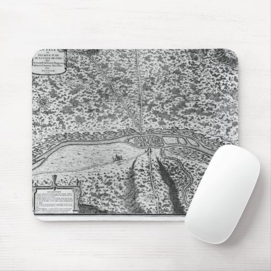 Lutetia oder der erste Plan von Paris Mousepad (Mit Mouse)