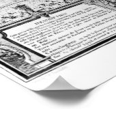 Lutetia oder der erste Plan von Paris Poster (Ecke)