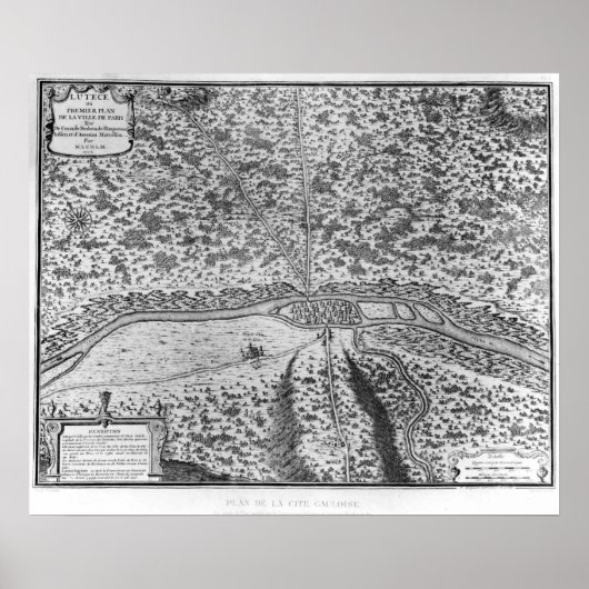 Lutetia oder der erste Plan von Paris Poster (Vorne)
