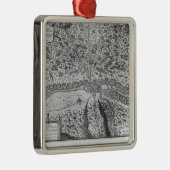 Lutetia oder der erste Plan von Paris Silbernes Ornament (Rechts)