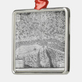 Lutetia oder der erste Plan von Paris Silbernes Ornament (Links)