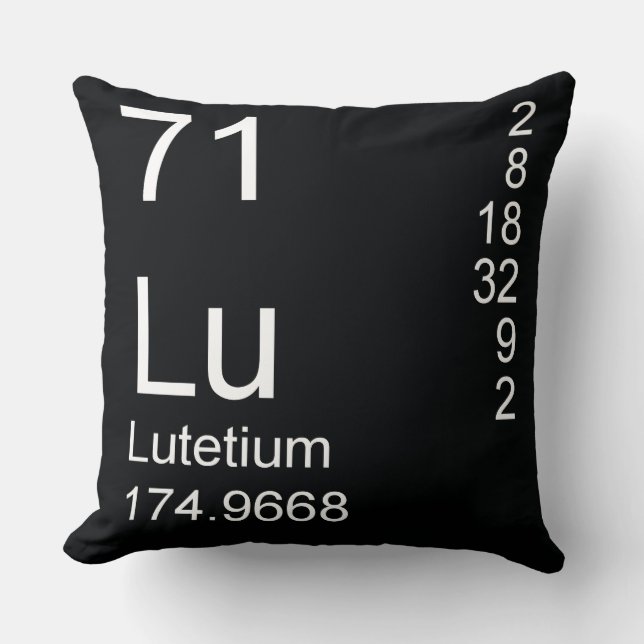 Lutetium Kissen (Vorderseite)