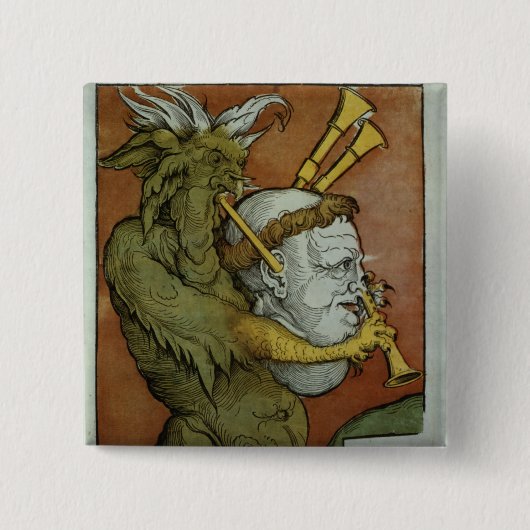 Luther als die Dudelsäcke des Teufels, c.1535 Button (Vorderseite)