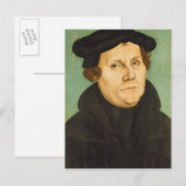 Luther als Professor, 1529 Postkarte (Vorne/Hinten)