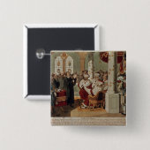 Luther an der Diät der Würmer Button (Vorne & Hinten)