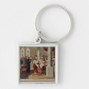 Luther an der Diät der Würmer Schlüsselanhänger