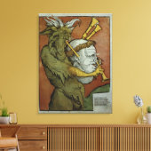 Luther as the Devil's Bagpipe, c.1535 Leinwanddruck (Insitu (Wohnzimmer))