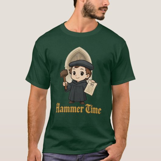 Luther Hammer Time T-Shirt (Vorderseite)