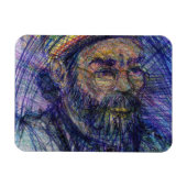 Luther Hampton Self Portrait Magnet (Horizontal)