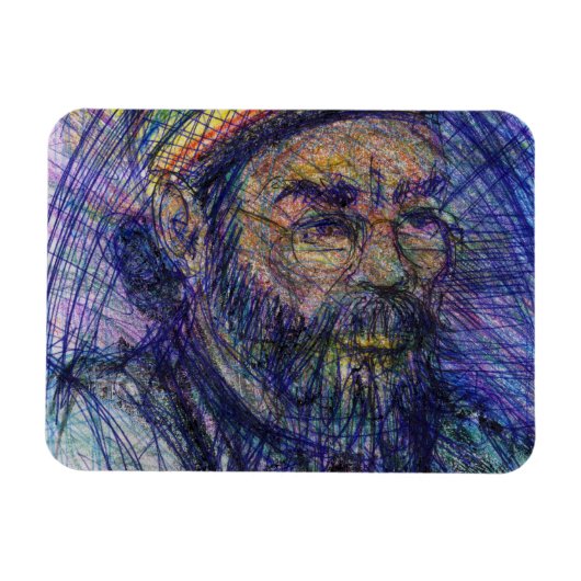 Luther Hampton Self Portrait Magnet (Horizontal)
