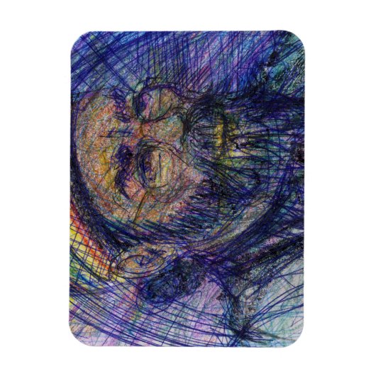 Luther Hampton Self Portrait Magnet (Vertikal)