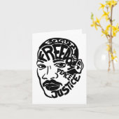 Luther King Sticker Karte (Gelbe Blume)