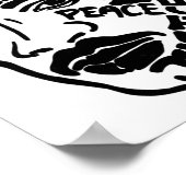 Luther King Sticker Poster (Ecke)