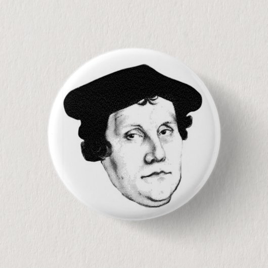 Luther Kopf Button (Vorderseite)