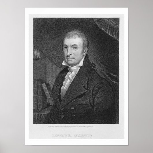 Luther Martin, eingraviert von William A. Wilmer ( Poster (Vorne)
