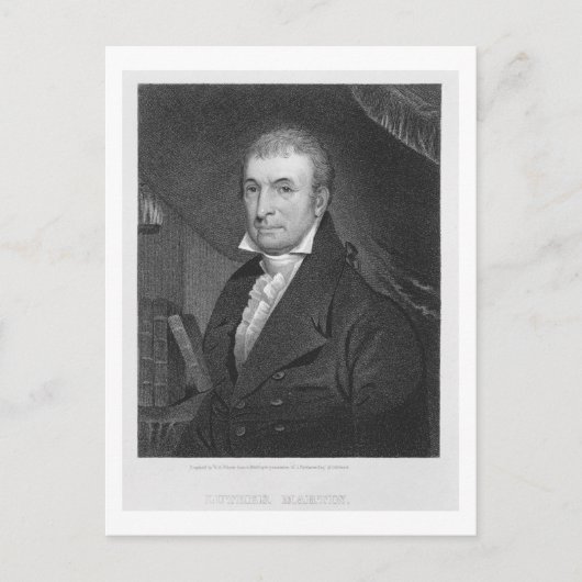 Luther Martin, eingraviert von William A. Wilmer ( Postkarte (Vorderseite)