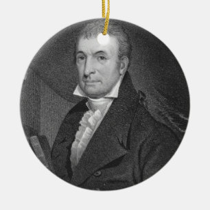 Luther Martin, graviert von William A. Wilmer Keramikornament