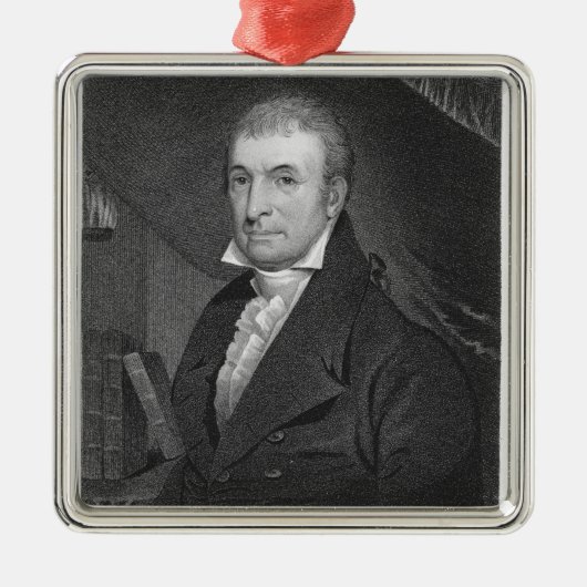 Luther Martin, graviert von William A. Wilmer Silbernes Ornament (Vorne)