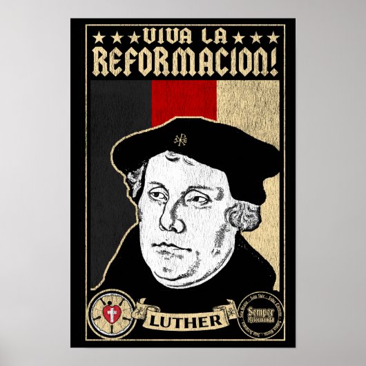 Luther Poster zum 500. Geburtstag (Vorne)