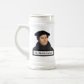 Luther Quote Beer Stein Bierglas (Links)