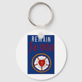 LUTHER-ROSE AUF BANNER BLEIBT GÜNSTIG SCHLÜSSELANHÄNGER