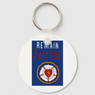 LUTHER ROSE AUF BANNER-REMAIN ZUVERLÄSSIG SCHLÜSSELANHÄNGER