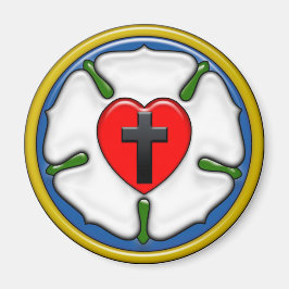 Luther Rose Embossed Look Magnet