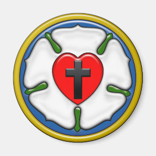 Luther Rose Embossed Look Magnet