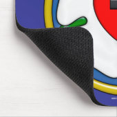 Luther Rose Embossed Look Mousepad (Ecke)