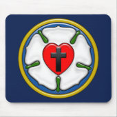 Luther Rose Embossed Look Mousepad (Vorne)