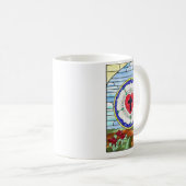Luther Rose Glass Coffee Tasse (VorderseiteRechts)