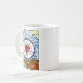 Luther Rose Glass Coffee Tasse (Vorderseite Links)