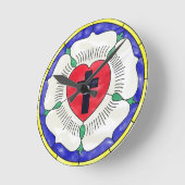 Luther-Rose: Glass rund um die Uhr (Winkel)