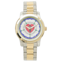 Luther Rose Glass Window Armbanduhr