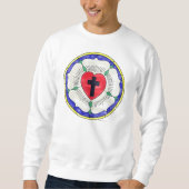Luther Rose Glass Window Sweatshirt (Vorderseite)