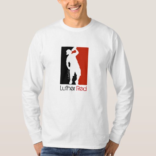Luther rote "Wasser-Rechte " T-Shirt (Vorderseite)