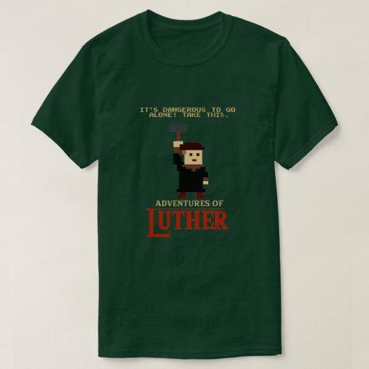 Luther T-Shirt Abenteuer (Design vorne)